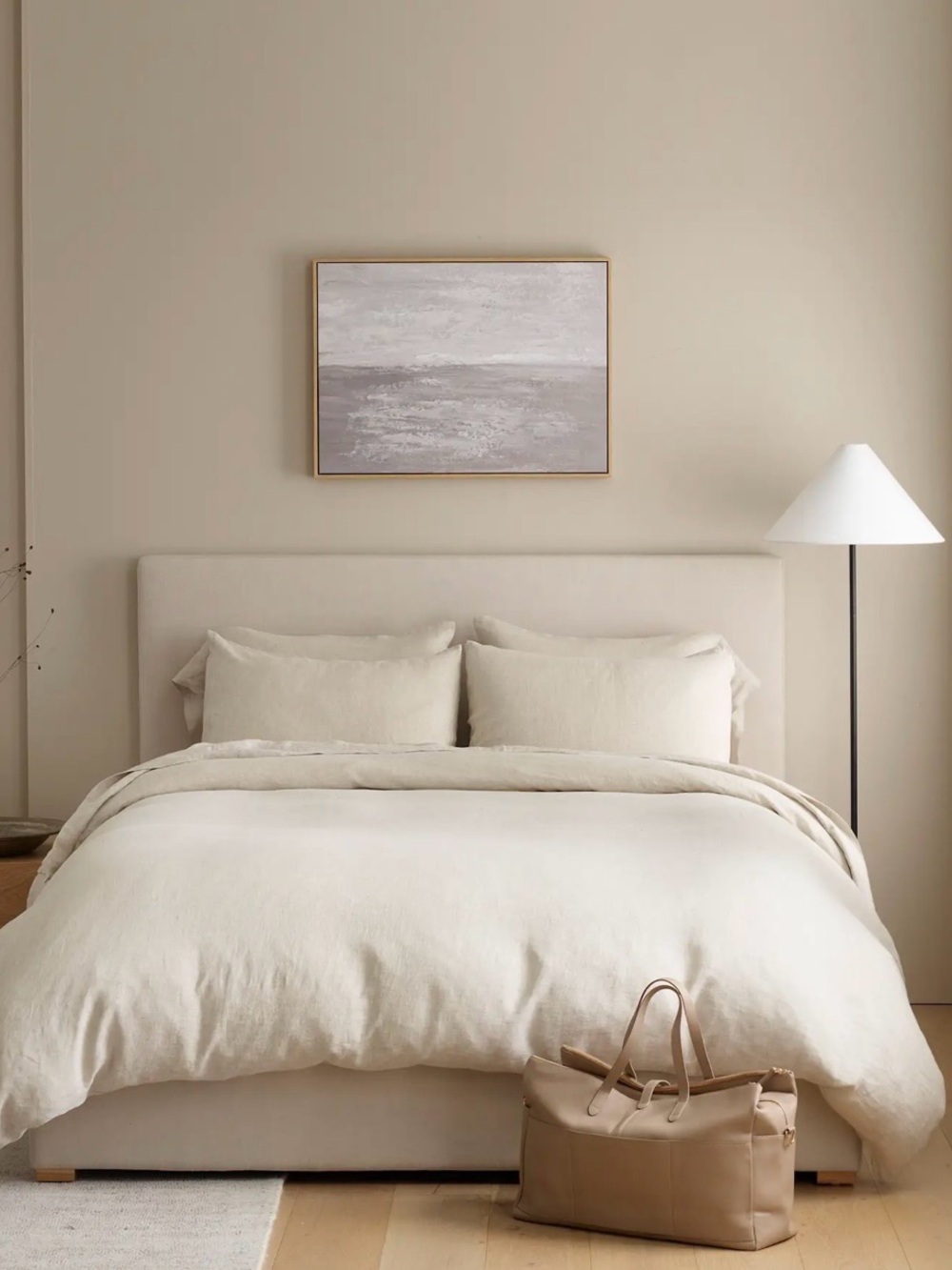 NWOT Quince European Linen Chambray Duvet Cover, King/Cal K (Natural)